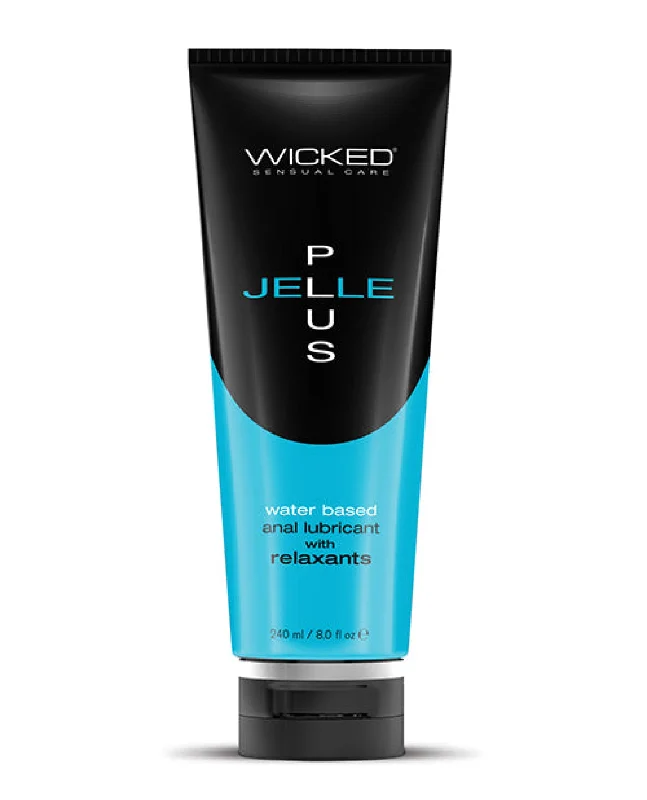 Wicked Sensual Care Jelle Plus Water Based Anal Lubricant with Relaxants - 4 Oz