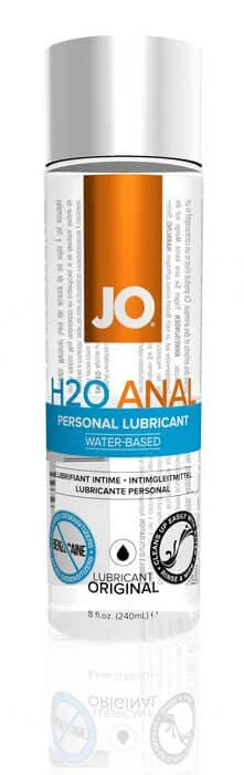 System JO Anal H2O Personal Lubricant – 8 oz | Long-Lasting, Water-Based & Toy Safe