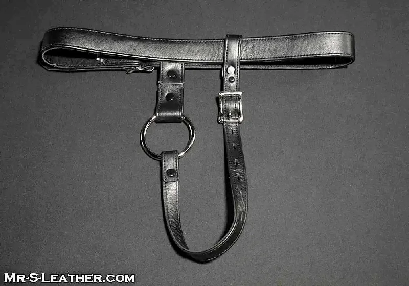 Mr. S Leather Butt Plug Harness, Lockable