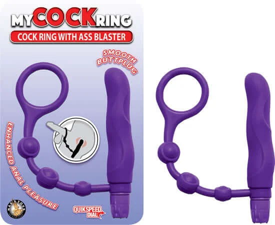 My Cockring with Ass Blaster Purple