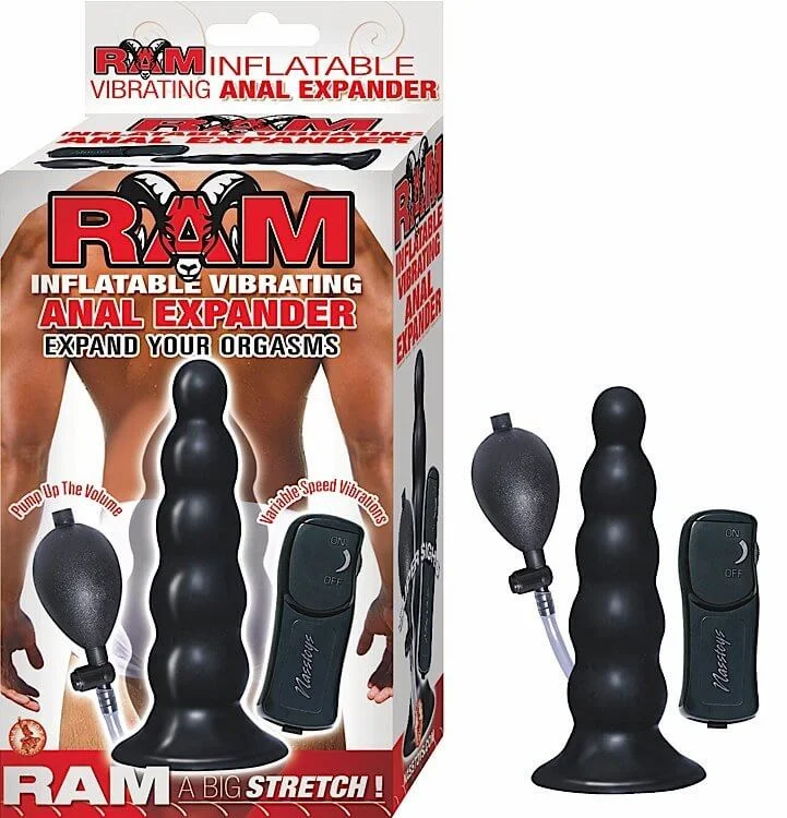 RAM Inflatable Vibrating Anal Expander: Elevate Your Pleasure to New Heights