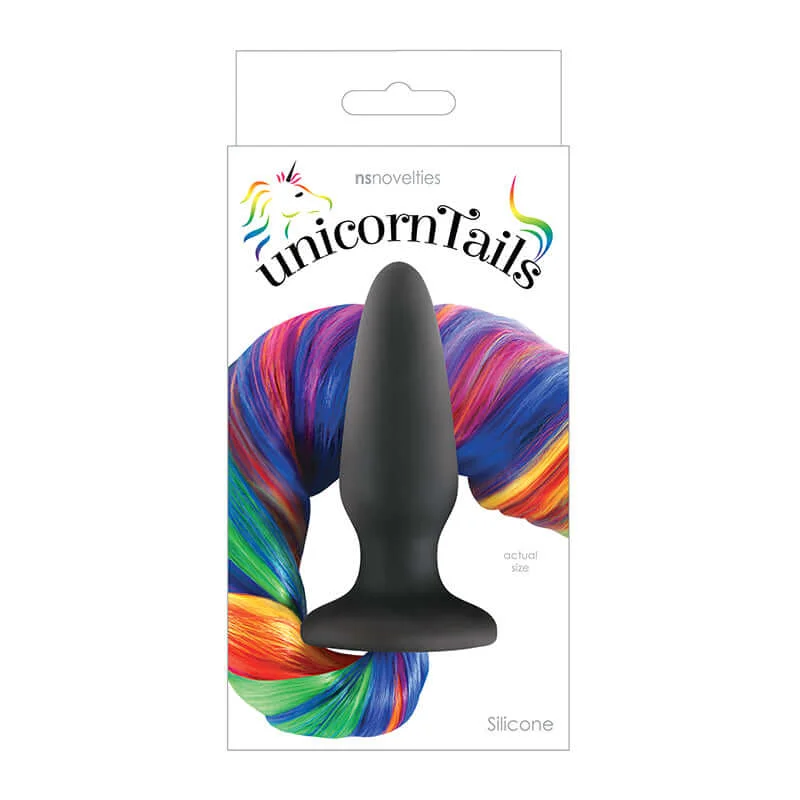 Unicorn Tails Rainbow Butt Plug by Tails